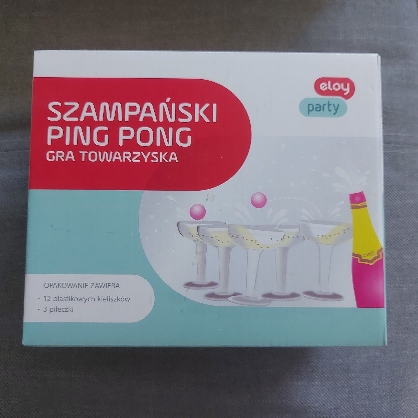 Szampański ping pong - gra towarzyska