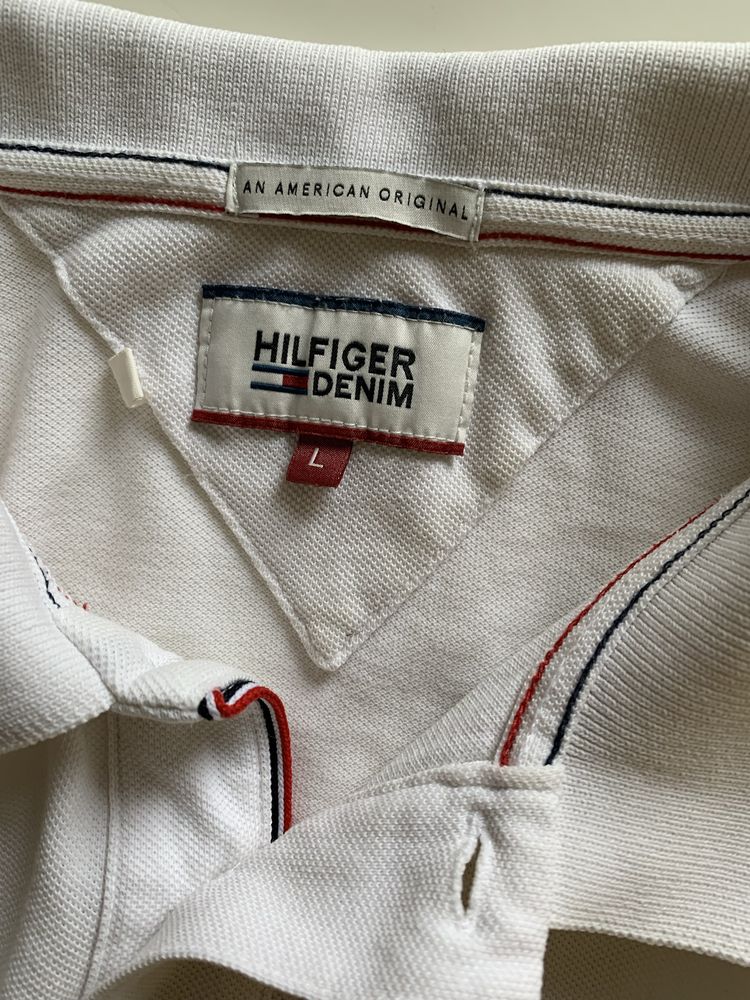 Біла поло Tommy Hilfiger