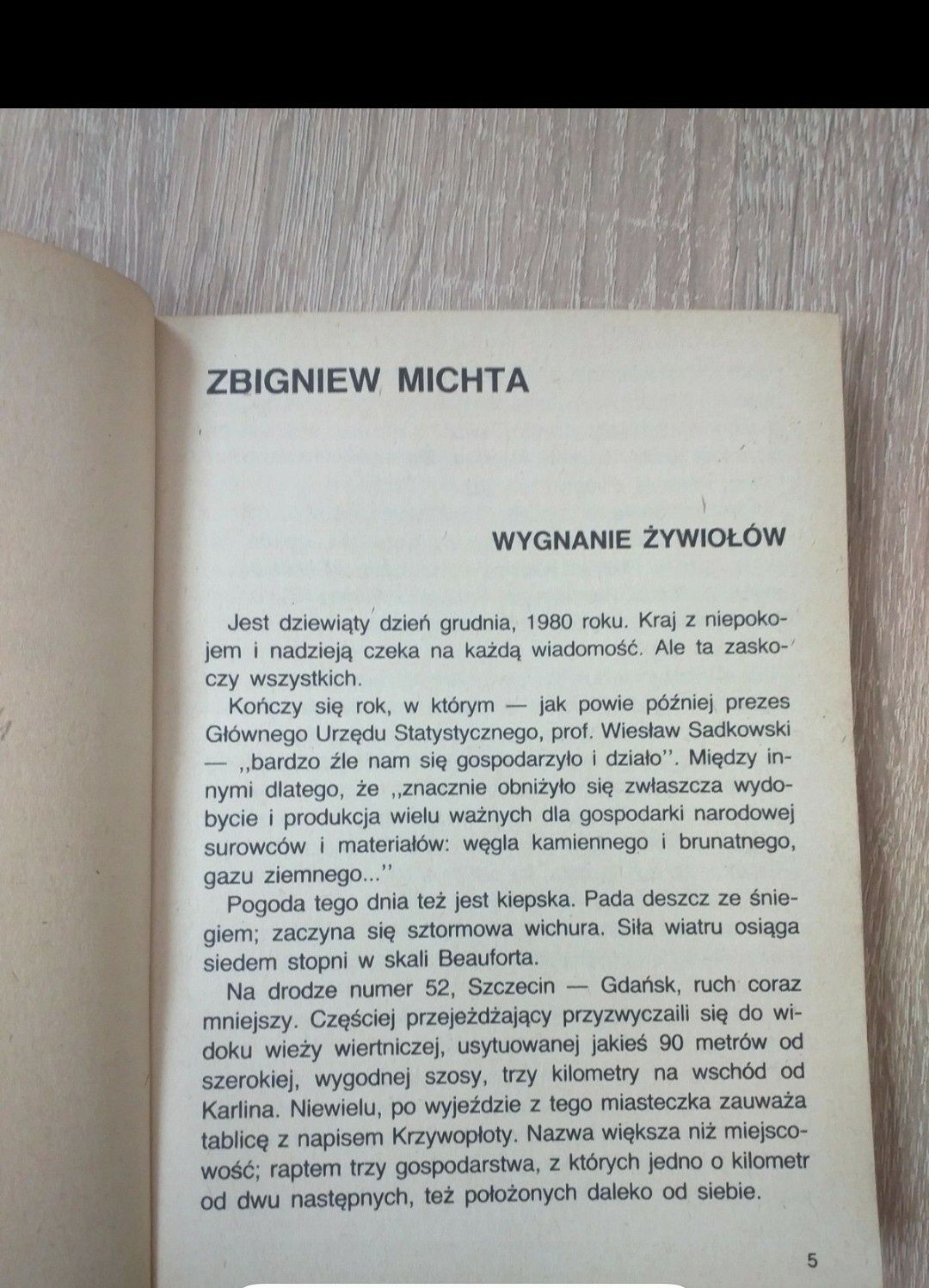 Książka literatura faktu "Łuna nad Karlinem" Michta