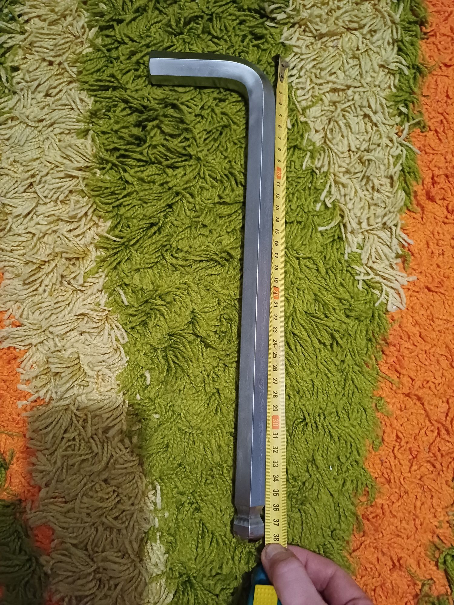 Klucz imbusowy 22 długość 38 cm z kulka