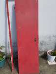 Porta em ferro usada completa