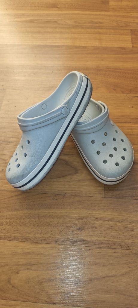 Crocs серые унисеекс, оригинал, размер m8/w10