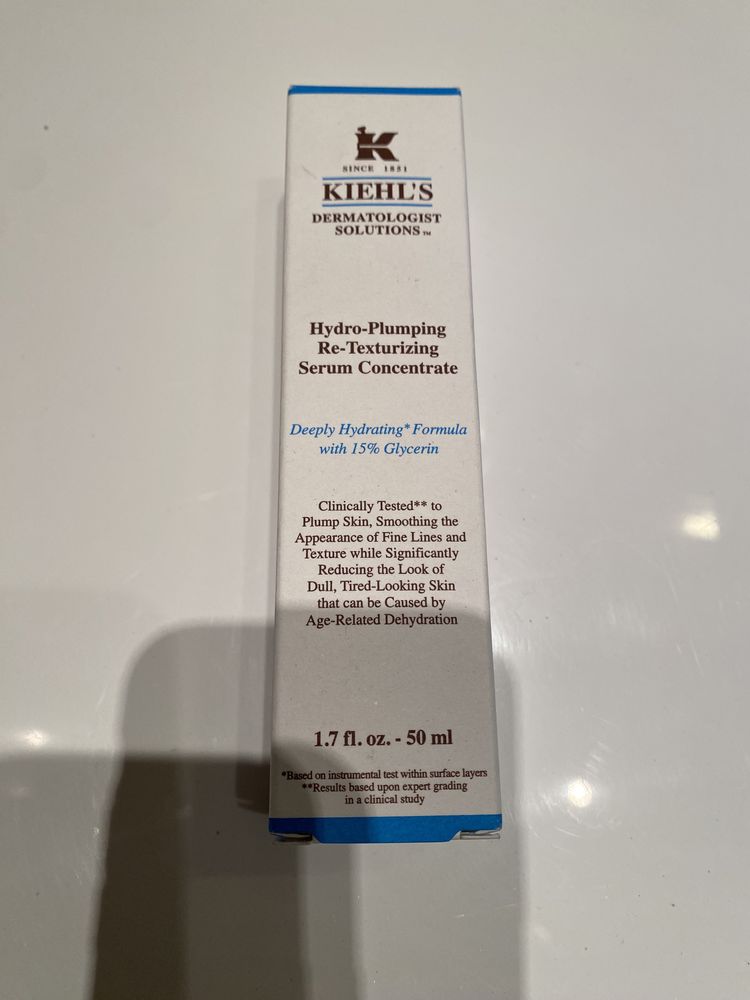 Kiehls Dermatologist Solutions Hydro-Plumping Re-Texturizing Serum Con