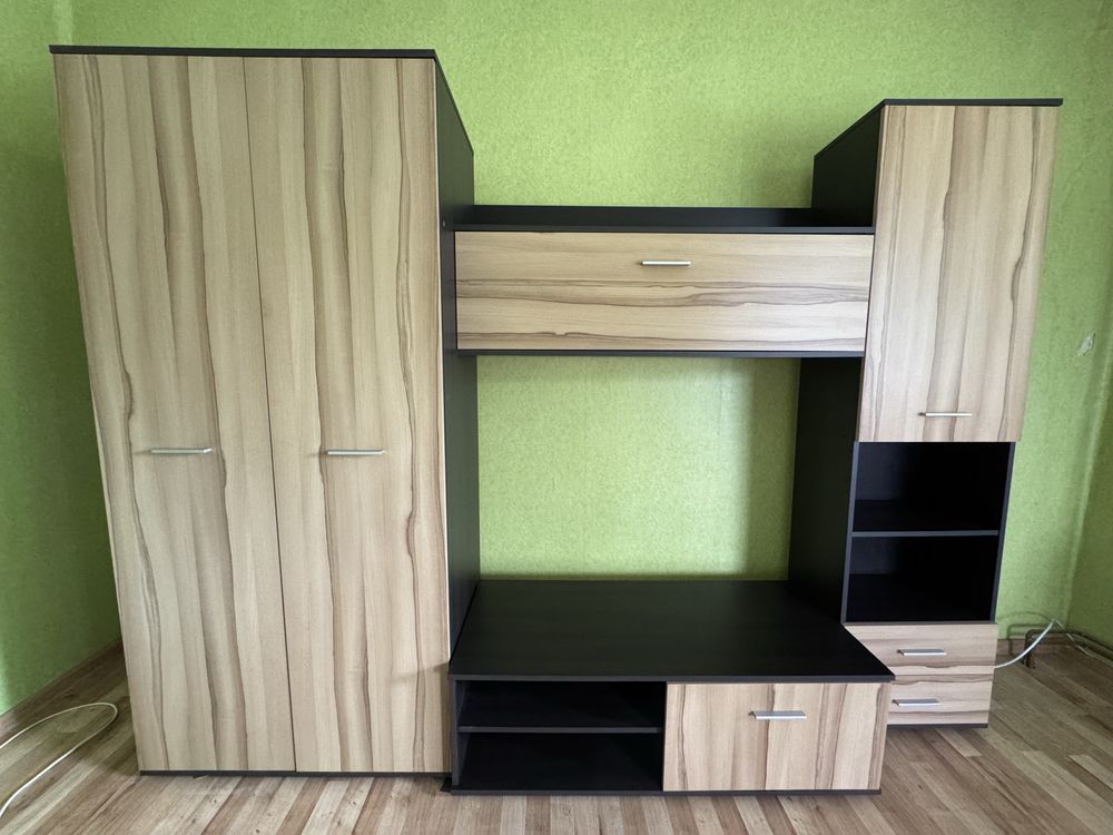 Meblościanka, komoda, stolik, szafa x2