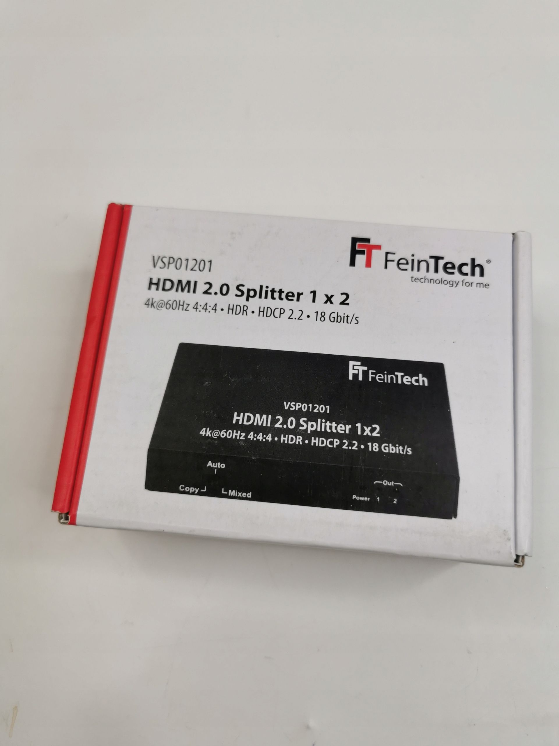 Splitter Feintech Vsp01201 Hdmi Czarny