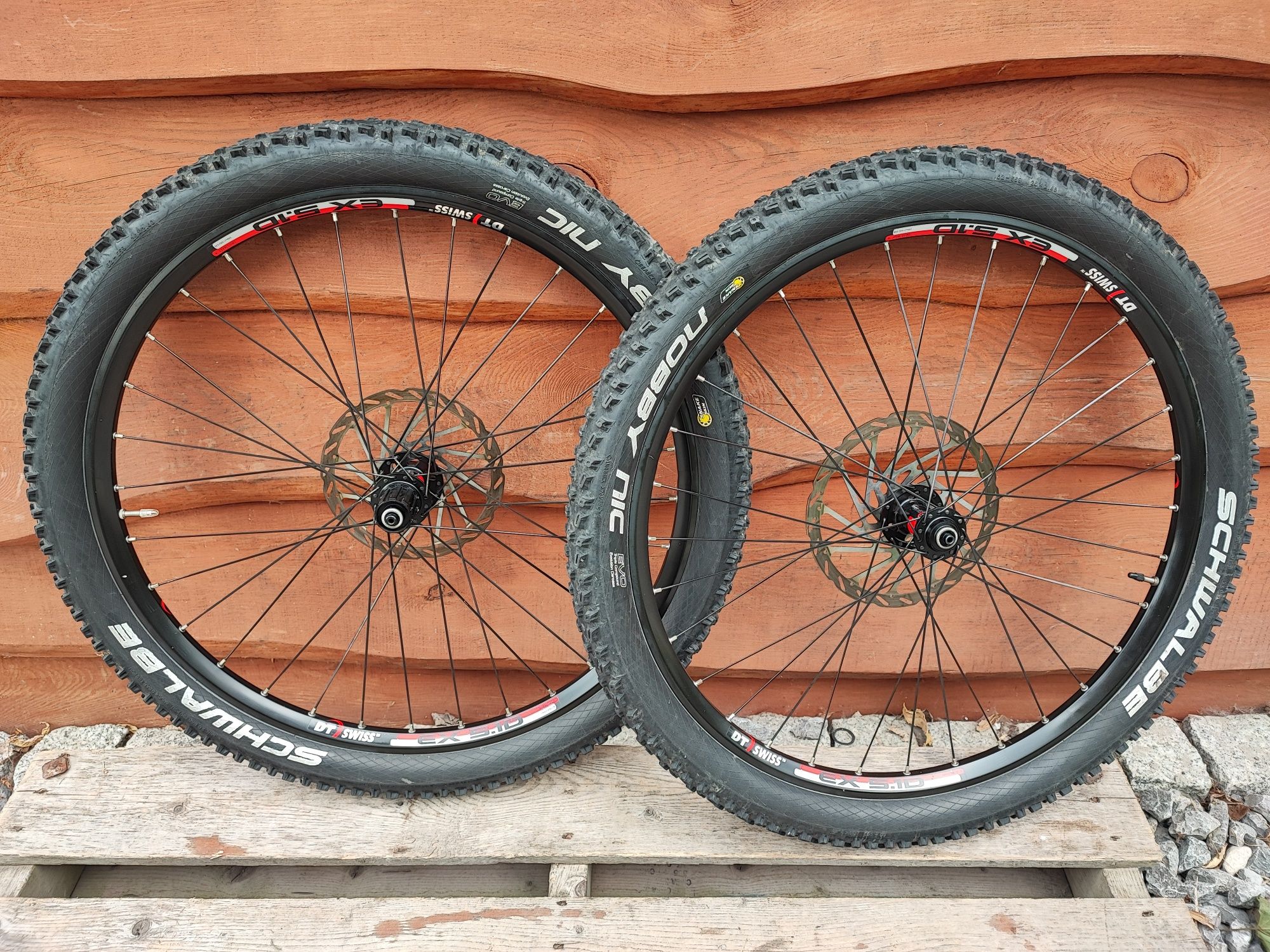 Komplet kół rowerowych DT Swiss EX 5.1D 240s 26" 9s retro mtb Avid