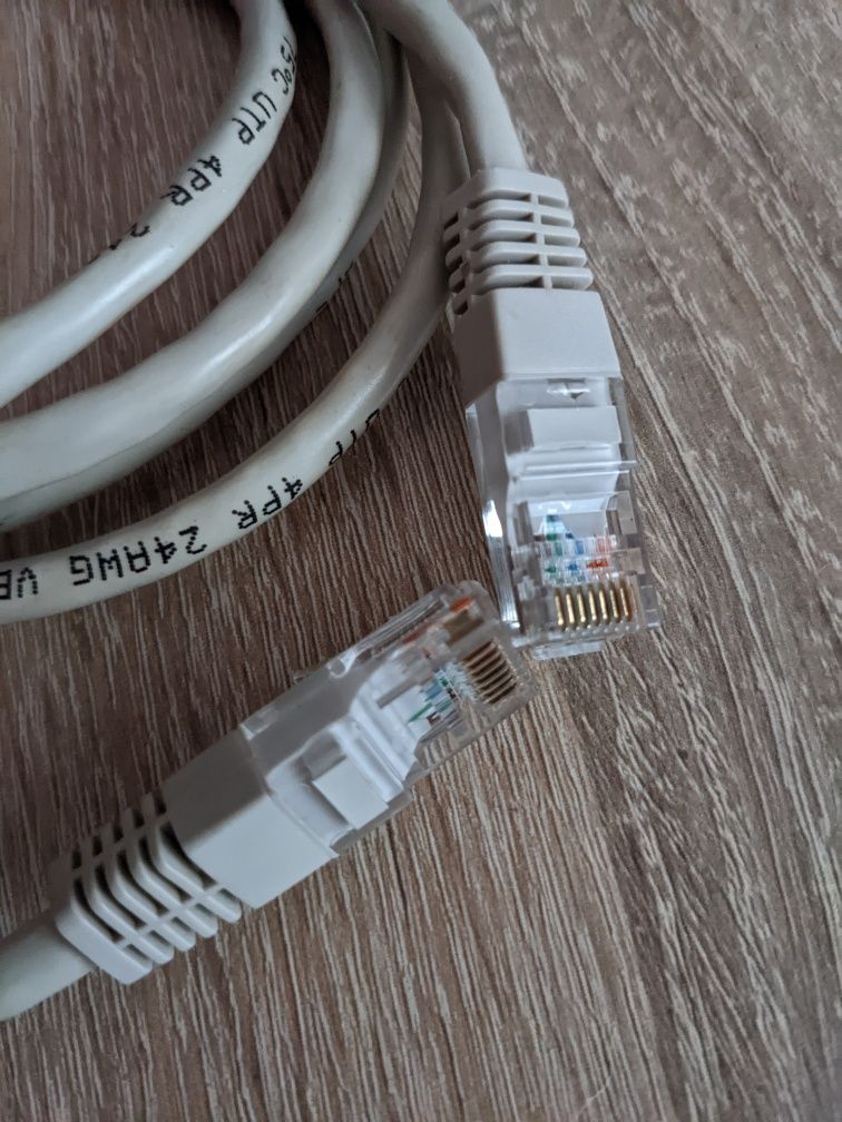 Патч корд кабель мережевий для ПК/ноутбуку/роутера 1,5 м