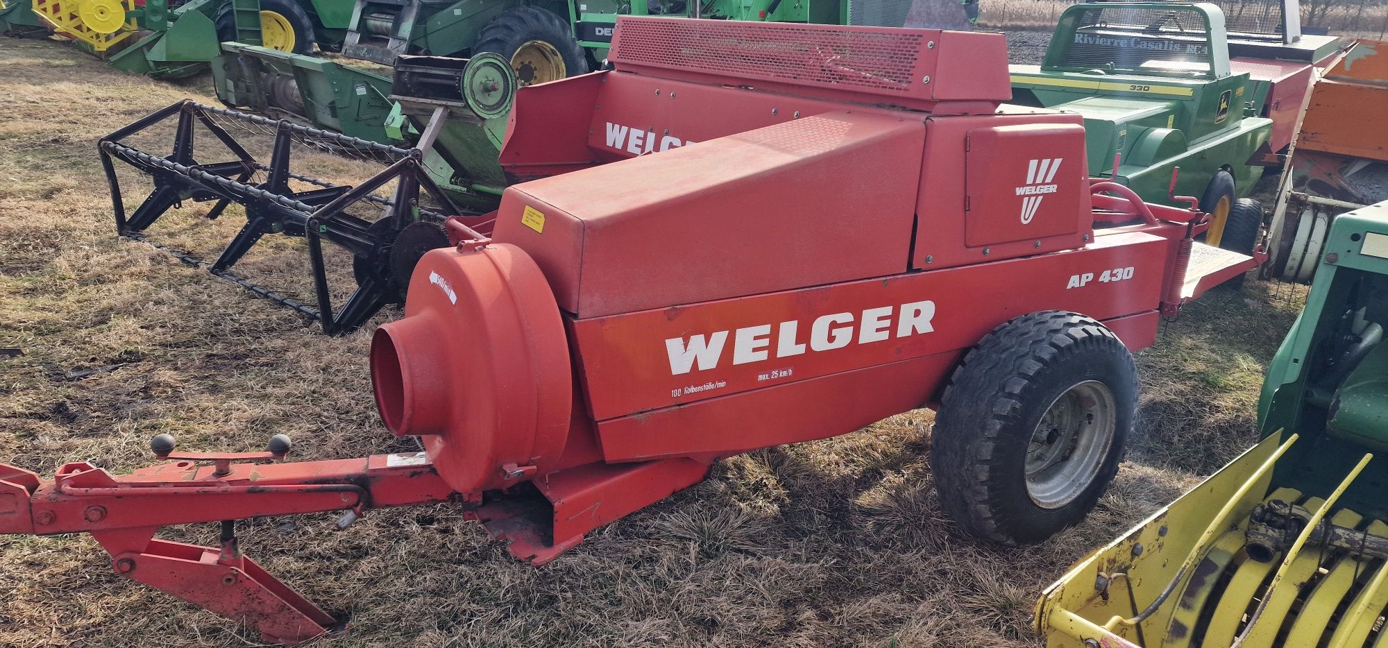 Прес підбирач/тюкопрес welger ap430 велгер ар 430 тюковщик,тюкопрес