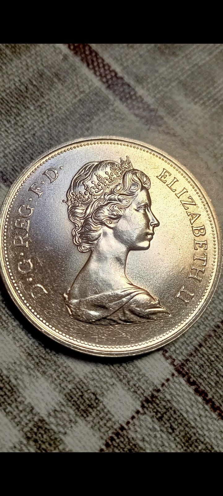 Moneta Królowa Elżbieta  II  Jubileusz 25 lecia zaślubin medal z 1972r