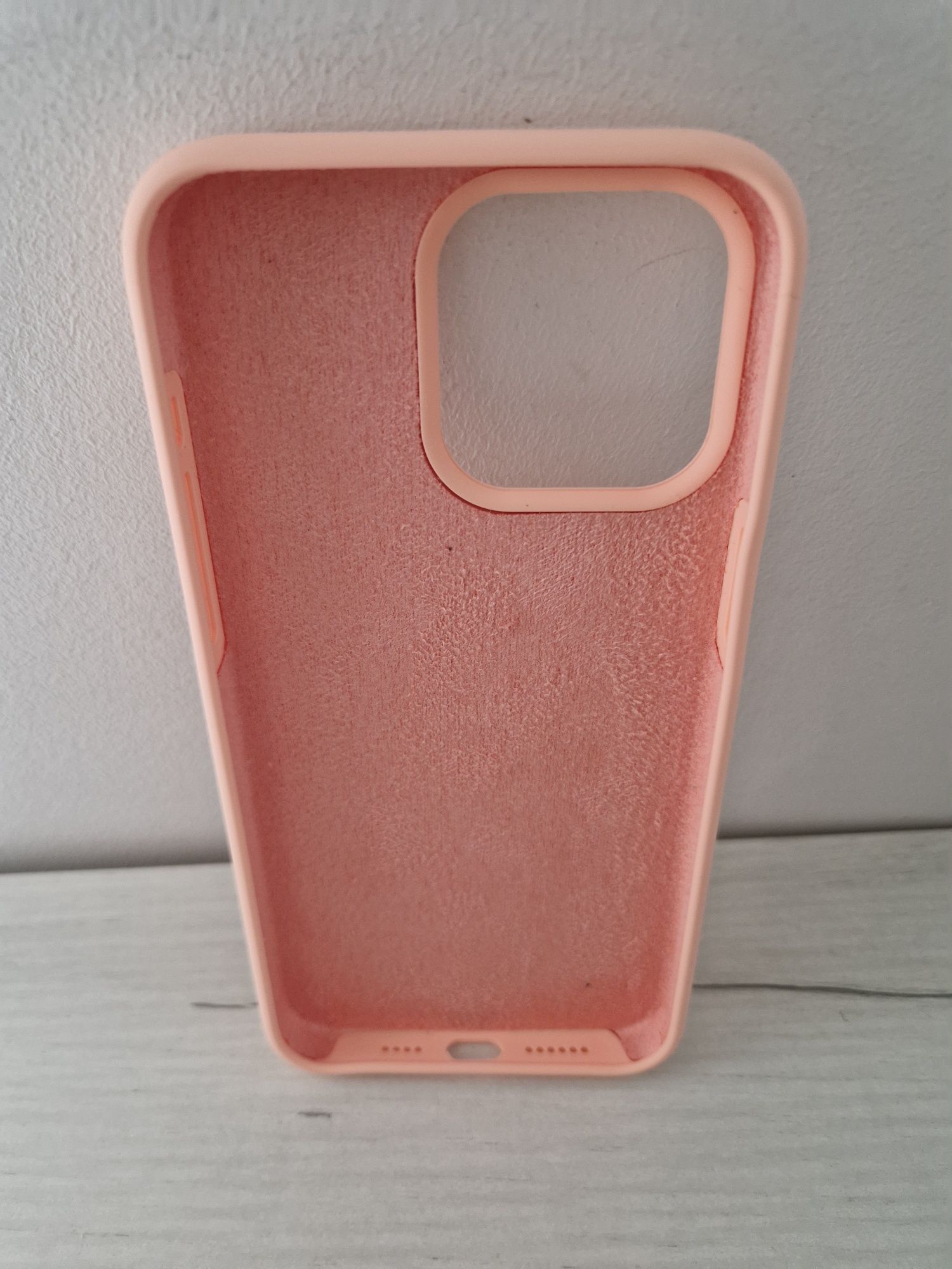 Silicone Lite Case do Iphone 15 Pro brzoskwiniowy