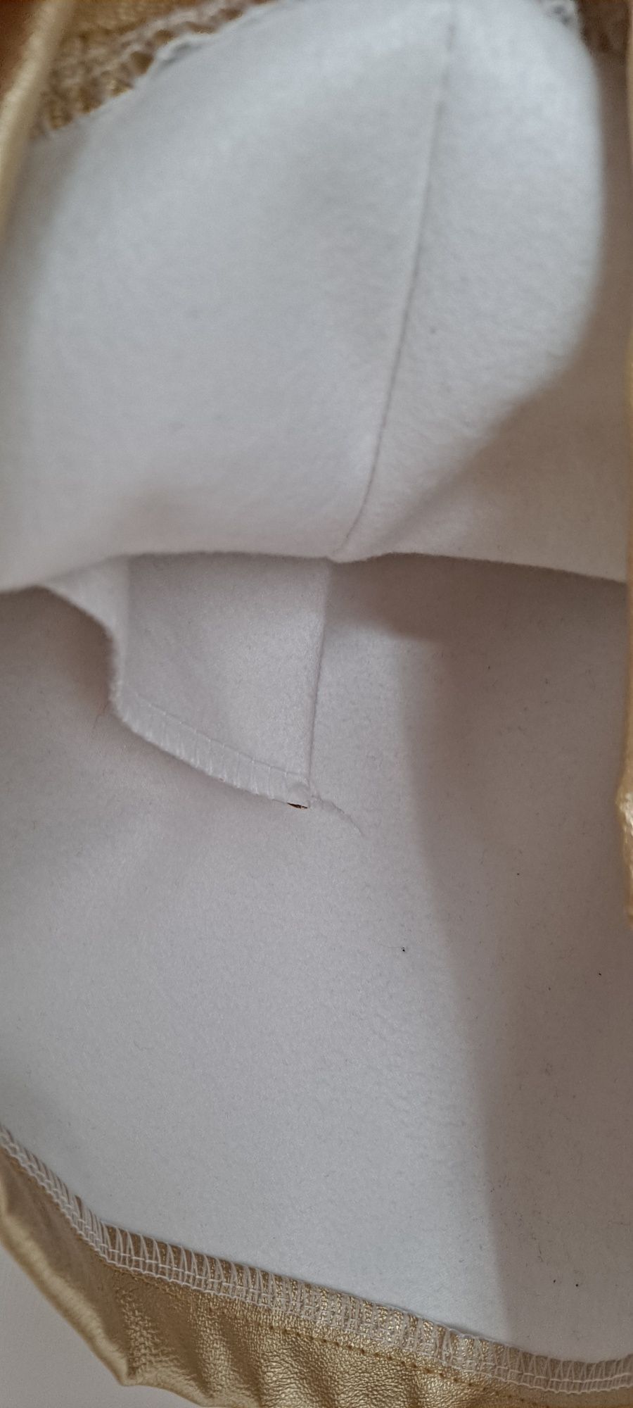 Spodenki skórzane złote L/XL