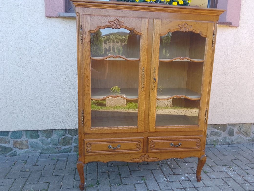 Witryna Ludwikowska Biblioteczka Komoda Serwantka