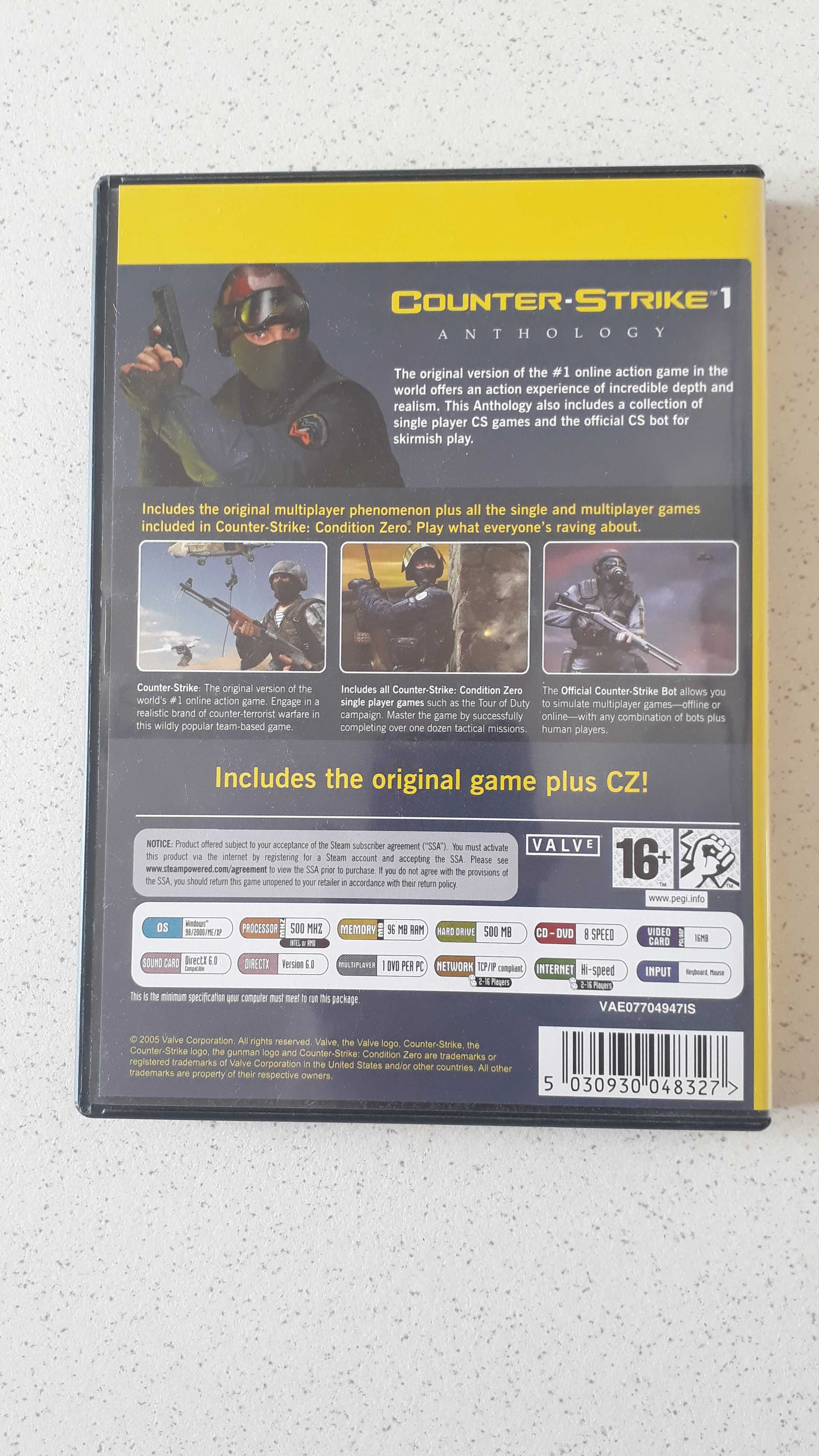 Gra Counter Strike 1 Anthology oryginał