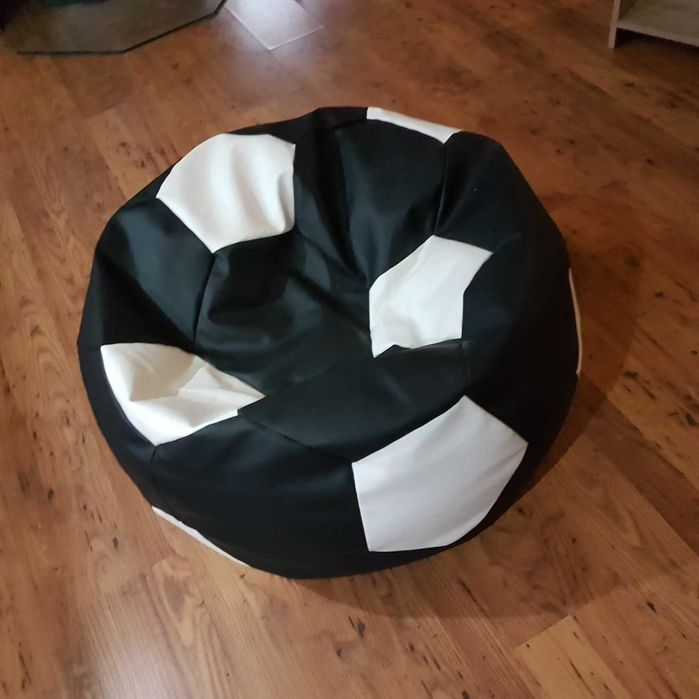 pufa fotel  PUFKA PIŁKA SIEDZISKO WOREK xxl 75cm eko - skóra