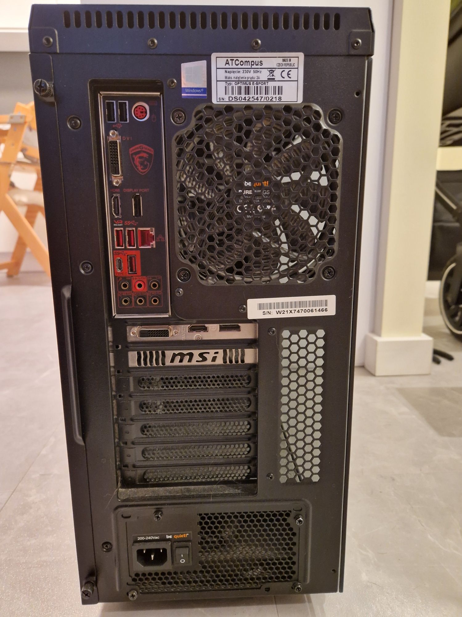 Komputer intel core i5, 8GB RAM, Windows 10