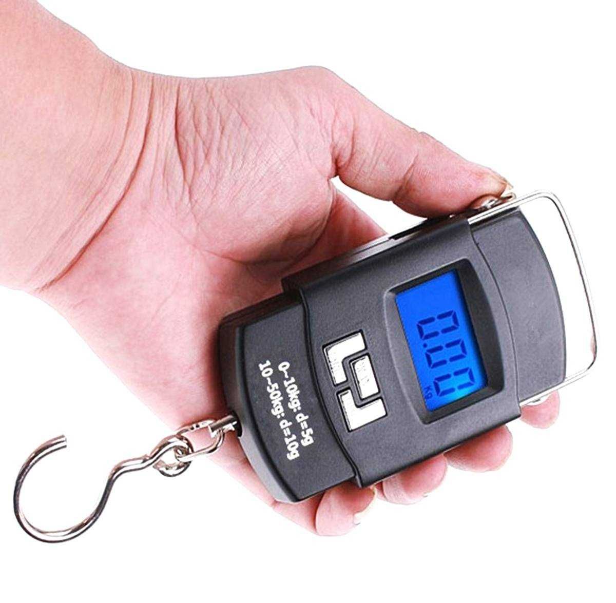 WAGA WĘDKARSKA hakowa LCD 50kg turystyczna na ryby o