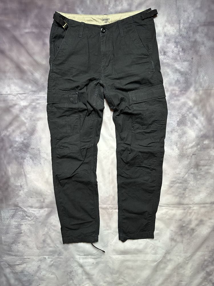 Spodnie jeansowe szerokie Carhartt cargo baggy pants unisex streetwear