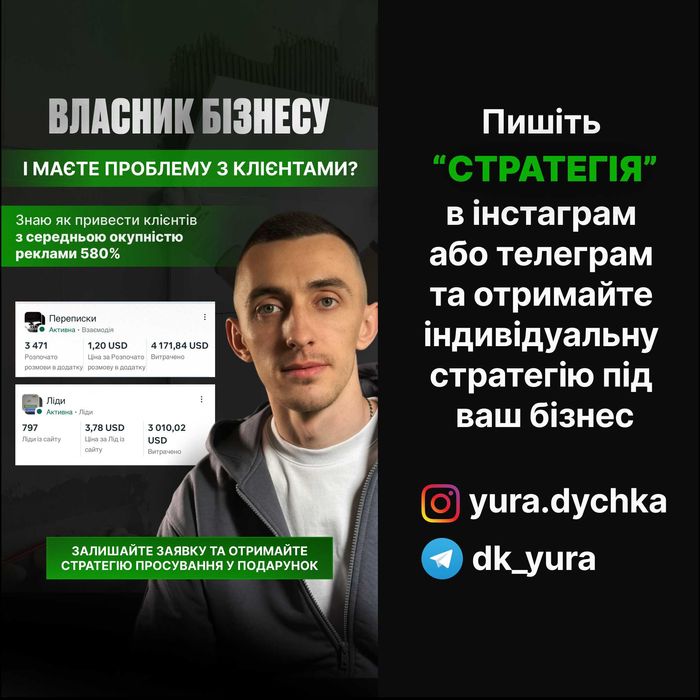 Таргетована реклама | Фейсбук, інстаграм | Таргетолог | Консультації