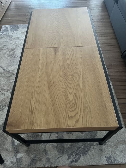 Stolik loft braz czern 50/100
