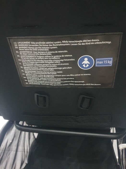 Wózek spacerowy Kinderkraft GRANDE PLUS szary