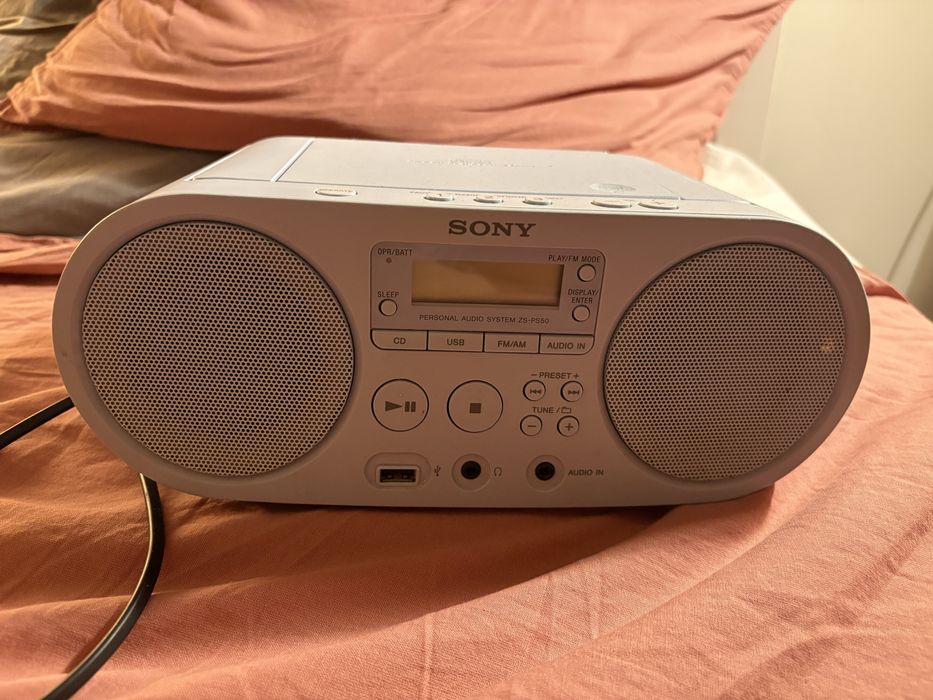 Radio Sony azul bebé