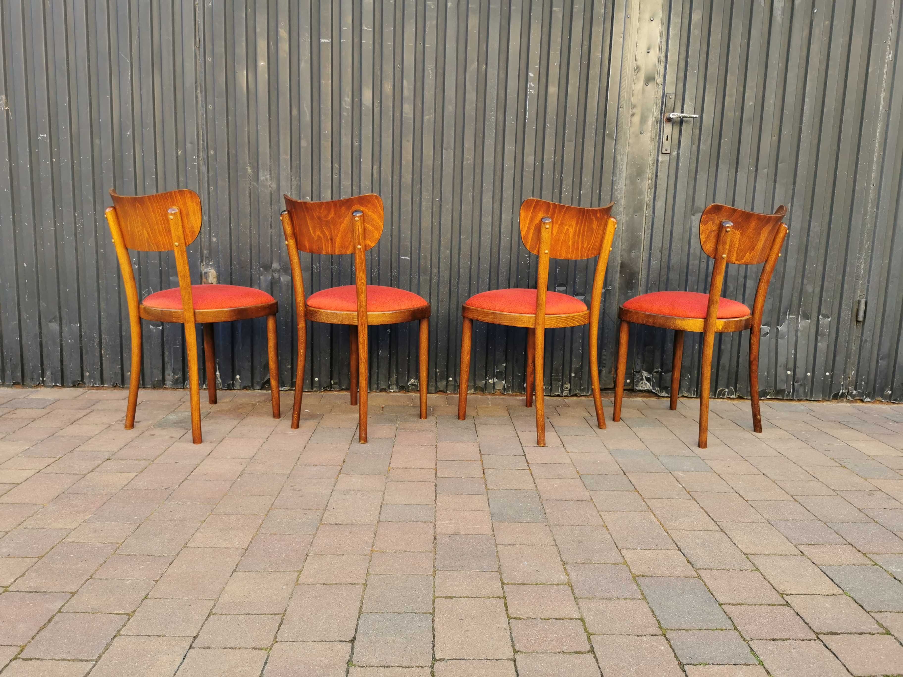 Krzesła TON (Thonet), Czechosłowacja '60, Vintage, PRL design, Retro