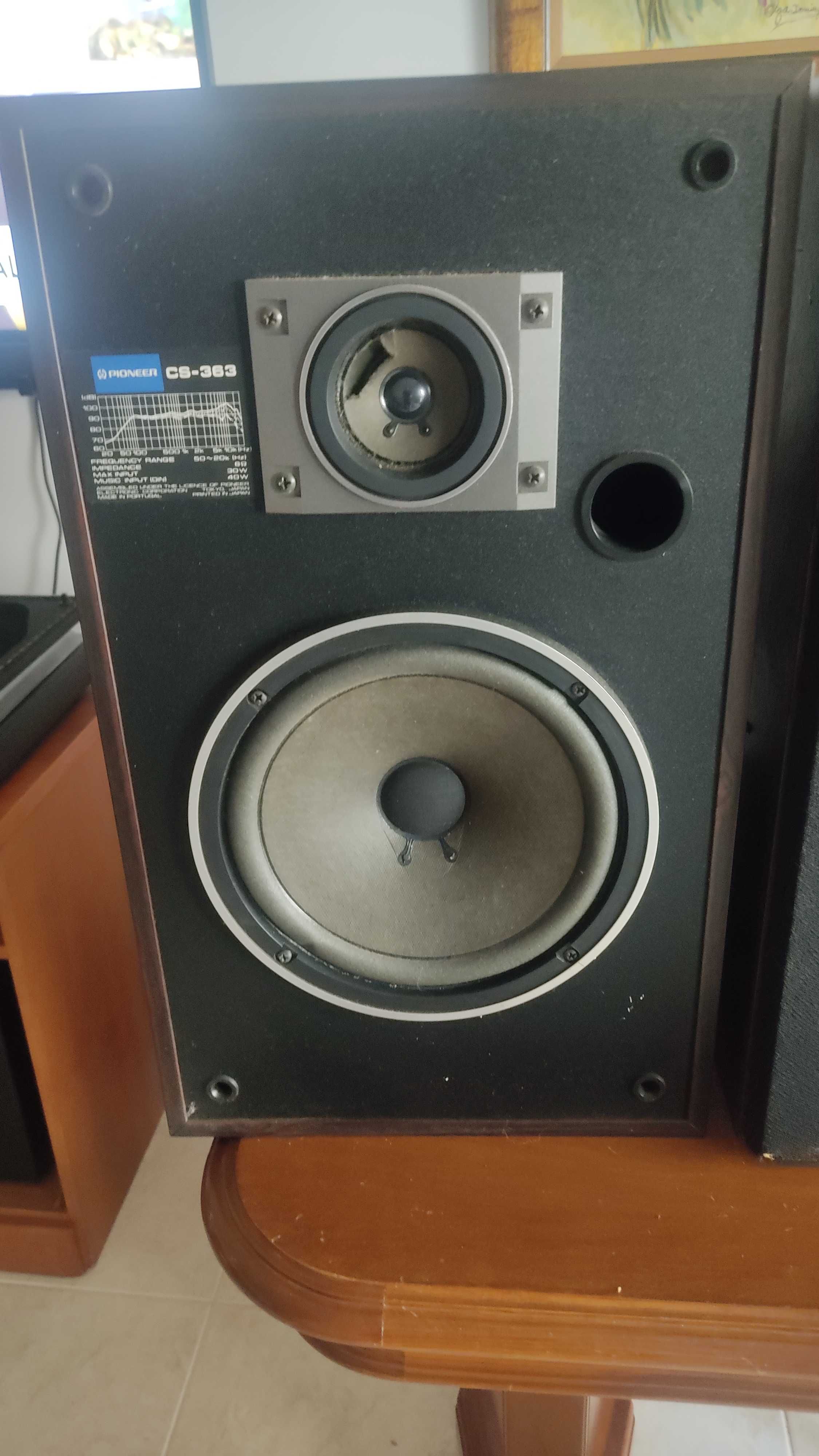 Colunas Pioneer CS 363 (vintage)