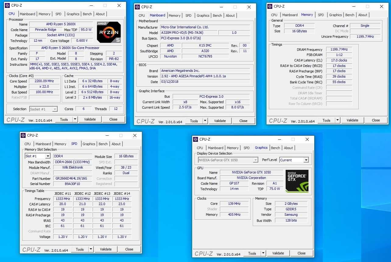 RYZEN5 + GeForc GTX1050 + 2TB dysk SSD + windows 11