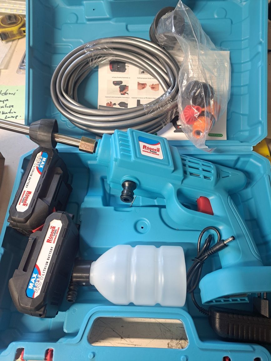 Myjka karcher akumulatorowa 2 x aku 48v  cały osprzęt walizka