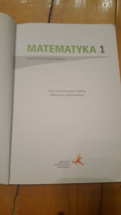 Matematyka 1 używany podręcznik do gimnazjum GWO