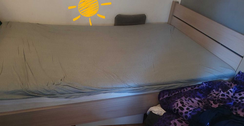 Łóżko drewniane szybko