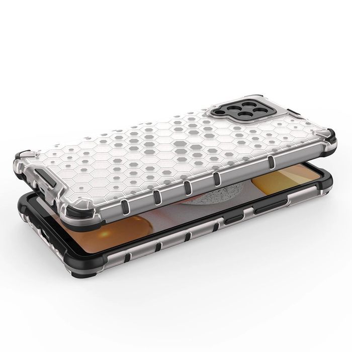 Honeycomb etui pokrowiec z żelową ramką do Samsung Galaxy A42 5G