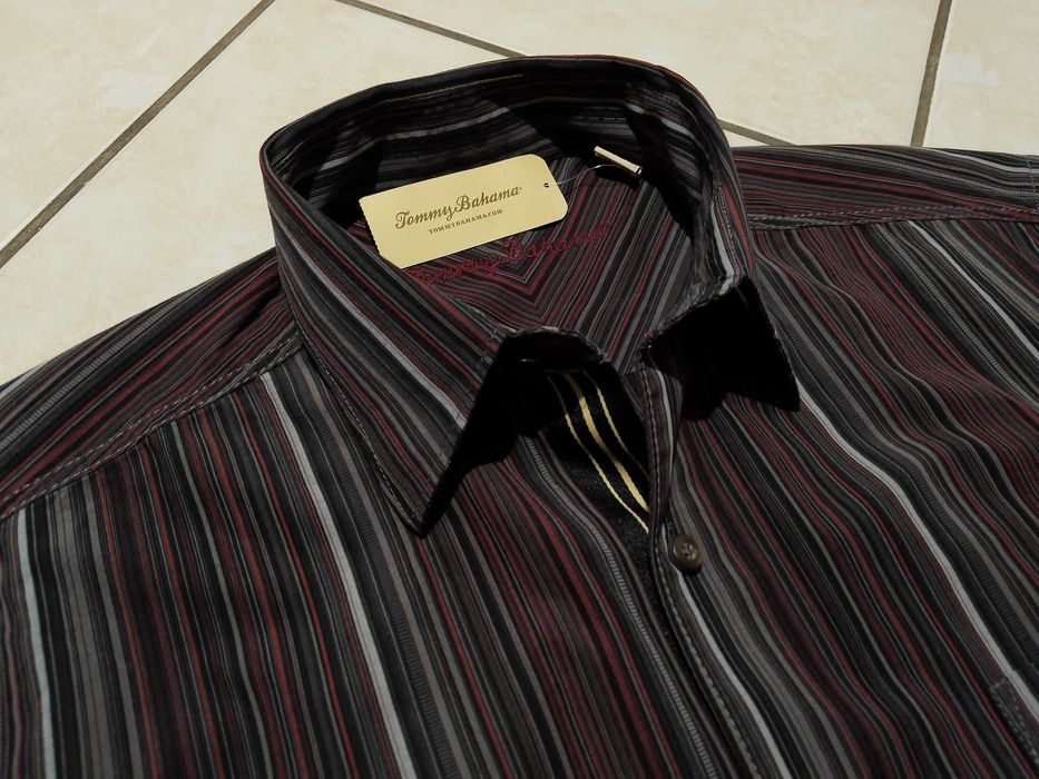 TOMMY BAHAMA USA - NOWA! z LOGO i Metkami Koszula Męska rozmiar XL