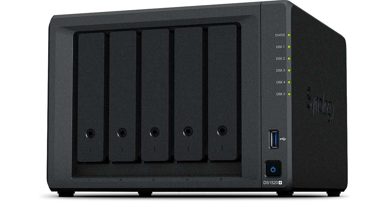 Synology DS1520+ --- DDR4 20GB --- Quad Core Intel CPU