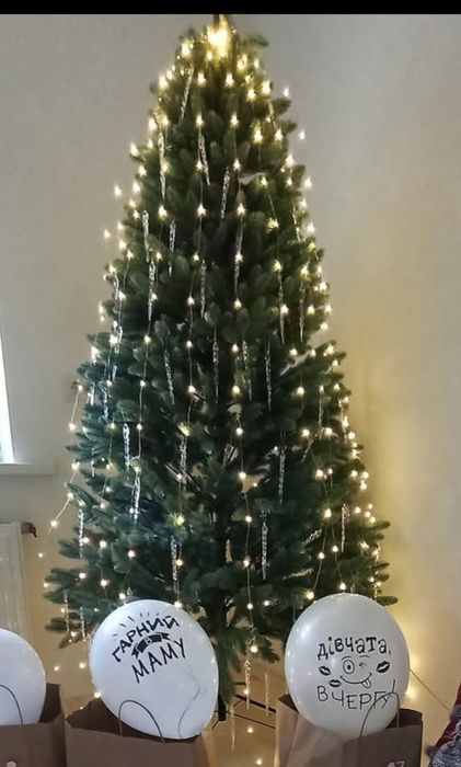 Ялинка   ёлка штучна лита швейцарська блакитна.