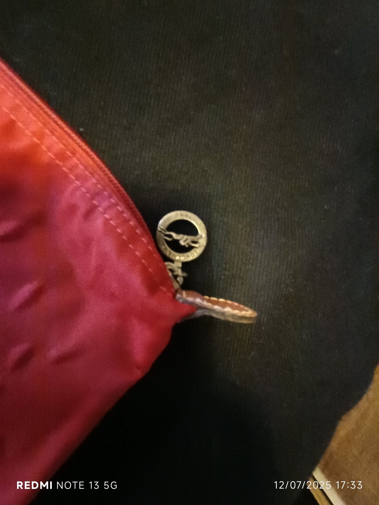 Bolsa longchamp vermelha