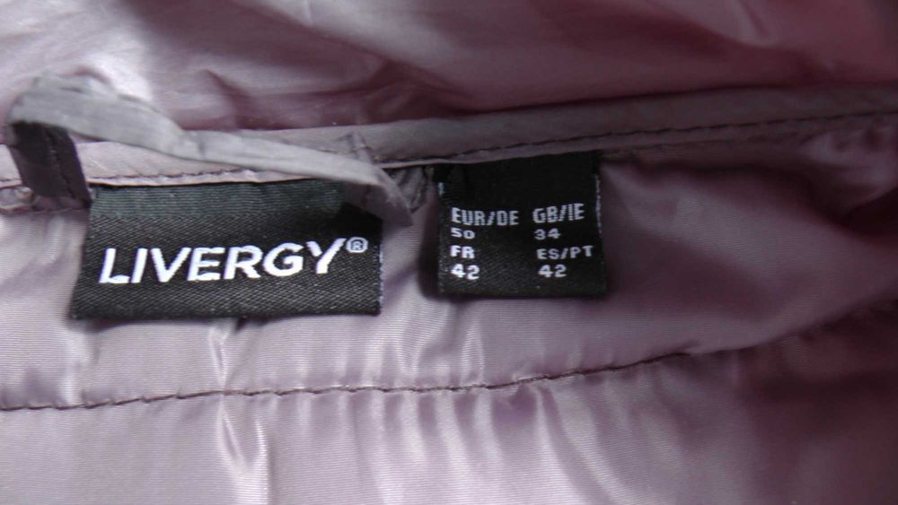 Livergy kurtka damska 50 LIVERGY pikowana, stalowy/szary/czerń