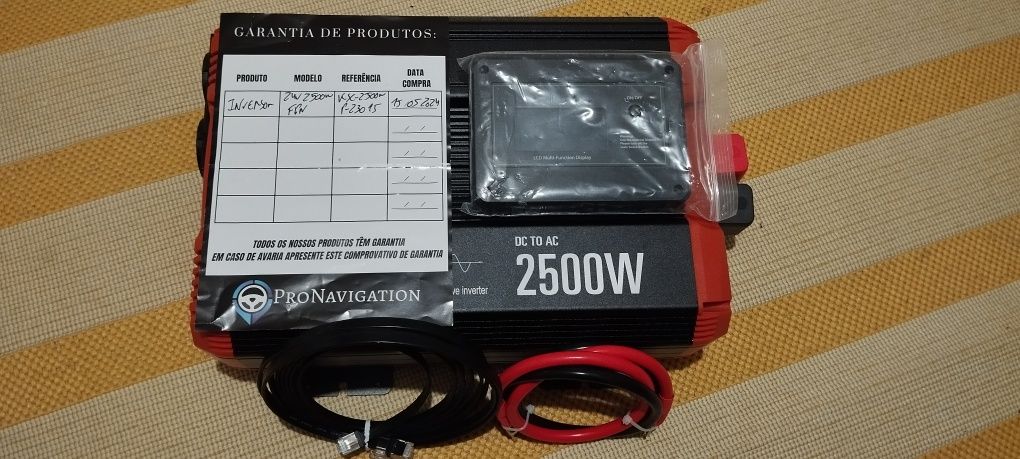 Inversor para caminhão de 2500w pico de 5000w