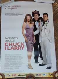 Chuck i Larry plakat filmowy oryginalny Państwo młodzi