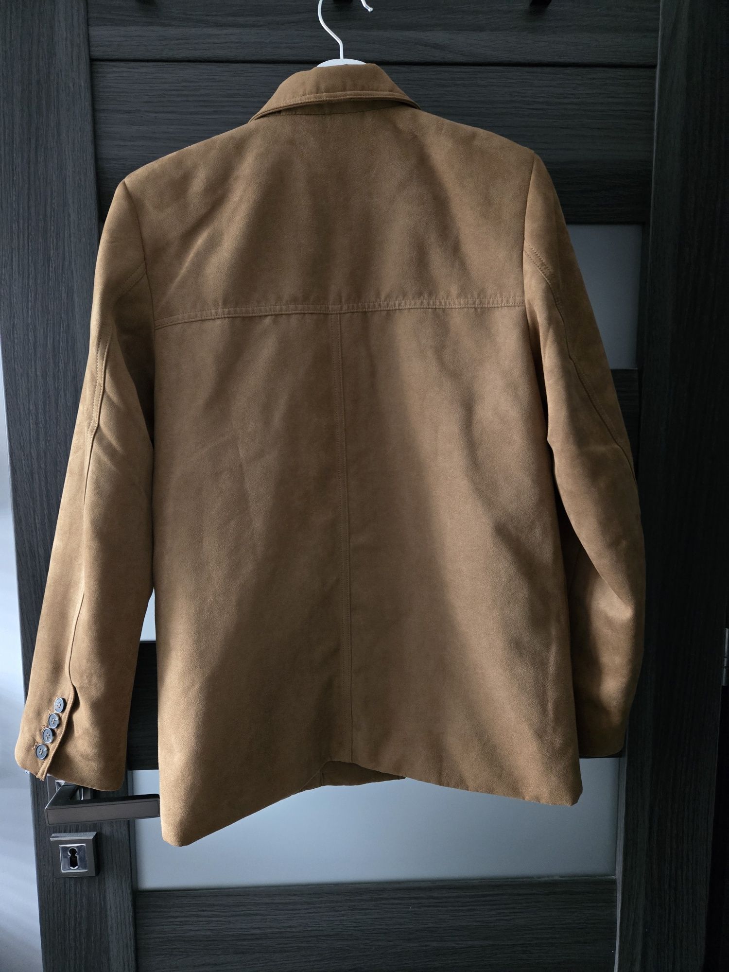 Marynarka z imitacji zamszu, H&M rozm. XS