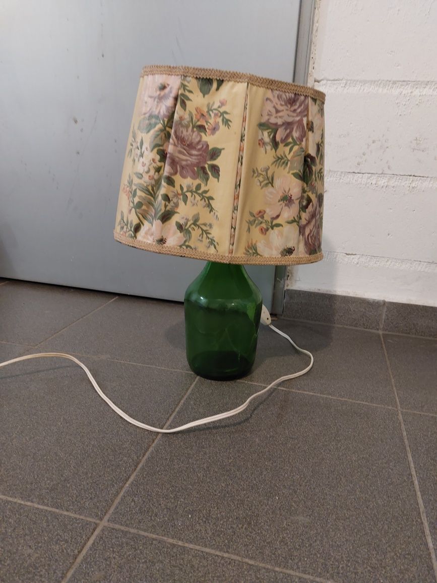 Lampa z butelki vintage