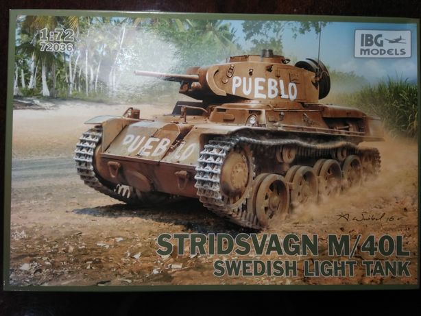 1/62 IBG Stridvagn M/40L сборная модель танка