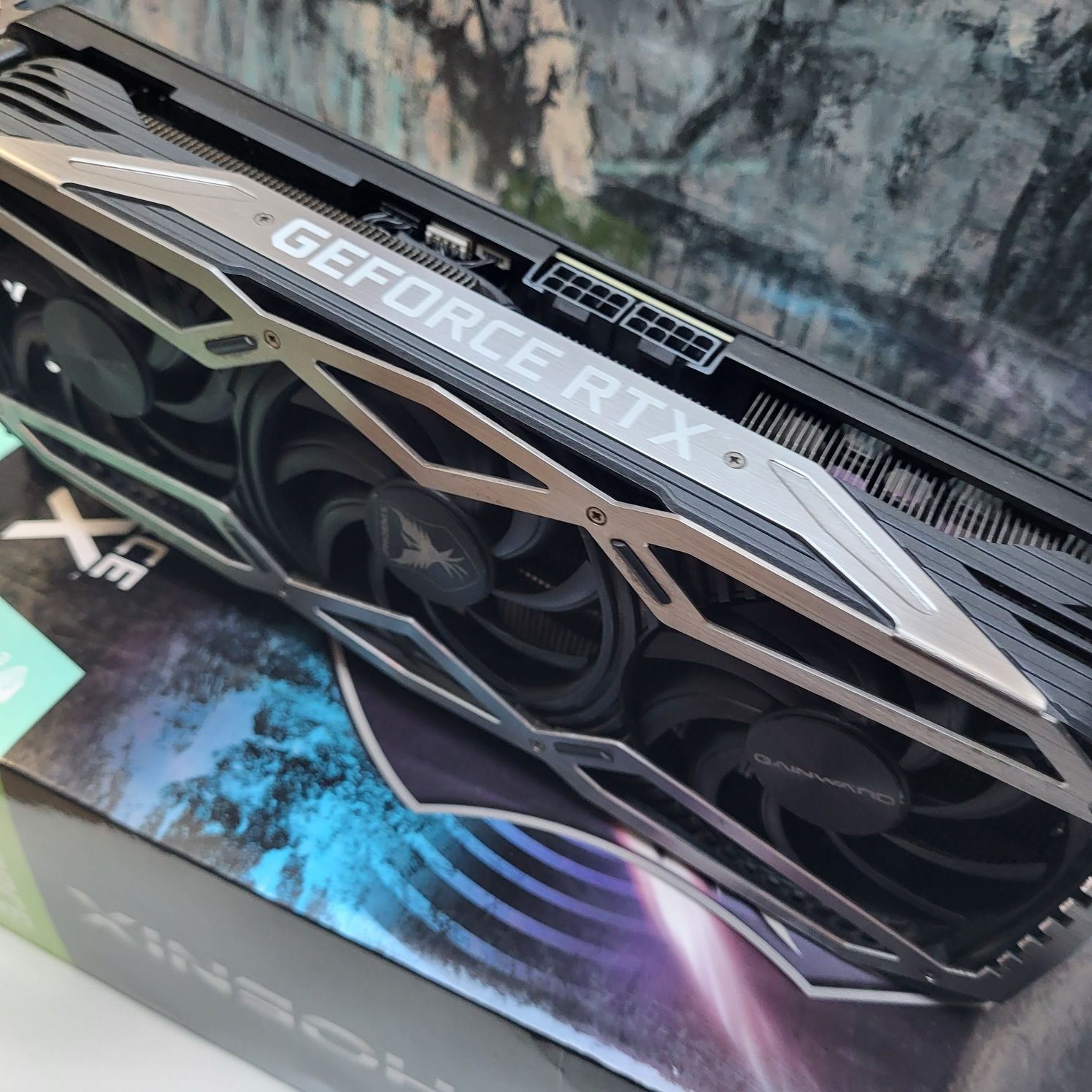 3 wentylatory RTX 3070 Phoenix OC GAINWARD karta graficzna RGB