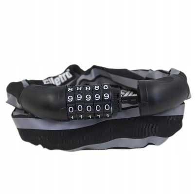 Elletro Zapięcie rowerowe szyfrowe łańcuch blokada 5-cyfrowa