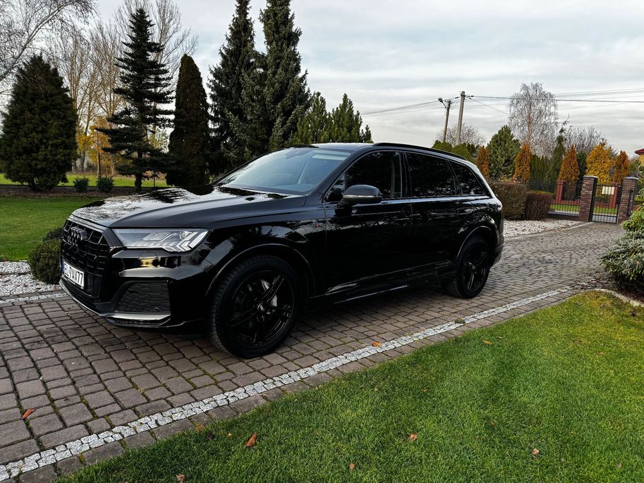 Audi Q7 S-line, Black-Line, Salon PL, FV 23 %, Bezwypadkowy, Stan Idealny