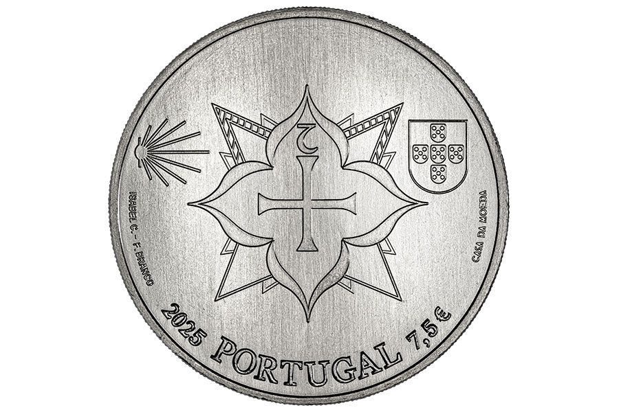 Moeda 7.5€ 900 anos do foral de ponte lima