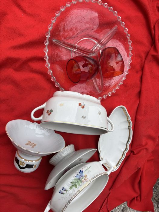 Посуд срср чашки блюдця чайники цукерния ваза сервіз