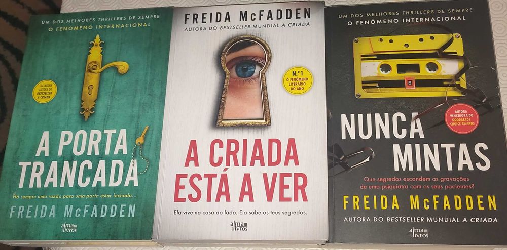 Livros Coleen Hoover,Freida Mcfadden,Joel Dicker,Robert Bryndza, etc