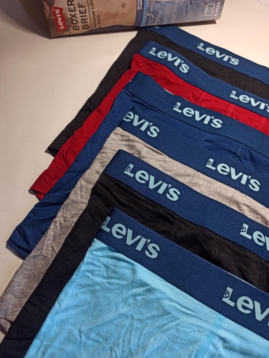 Трусы Levis. Набор мужского нижнего белья 6в1.