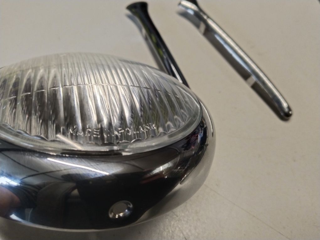 Komar mr 232 komar 2320 sztywniak lampa przód strzałki kpl chrom lampa